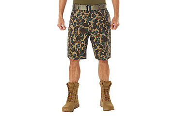 Image of Rothco X Bear Archery Fred Bear Camo BDU Cargo Men's Shorts, Fred Bear Camo, Extra Large, 11 Inseam, 19025-XL