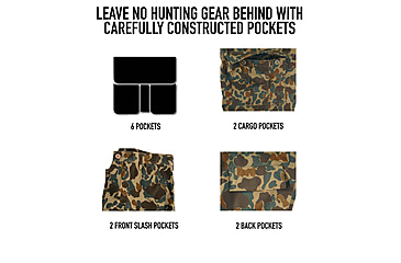 Image of Rothco X Bear Archery Fred Bear Camo BDU Cargo Shorts, XL, 19025-XL