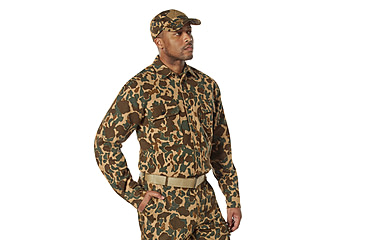 Image of Rothco X Bear Archery Fred Bear Camo Flannel Shirt - Mens, Small, 19080-S