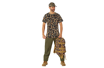 Image of Rothco X Bear Archery Fred Camo Moisture Wicking T-Shirt, Camo, Large, 613902036055