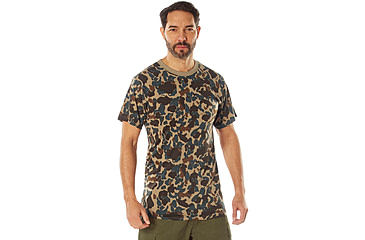 Image of Rothco X Bear Archery Fred Camo Moisture Wicking T-Shirt, Camo, Large, 613902036055