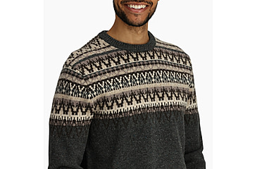 Image of Royal Robbins Arch Rock Crew Long SLeeve - Mens, Asphalt Mammoth Print, Large, Y12600129-036RR-L