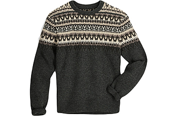 Image of Royal Robbins Arch Rock Crew Long SLeeve - Mens, Asphalt Mammoth Print, Large, Y12600129-036RR-L