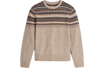 Image of Royal Robbins Arch Rock Crew Long SLeeve - Mens, Sandstone Mammoth Print, Small, Y12600129-106RR-S