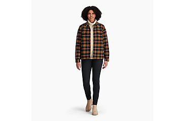 Image of Royal Robbins Snowcap Lined Flannel Long Sleeve - Womens, Pine Grove Pinecrest Pld, Large, Y622021350L