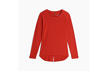 Image of Royal Robbins Vacationer Stripe Tee Long Sleeve - Womens, Redwood Str, Small, Y612021632S