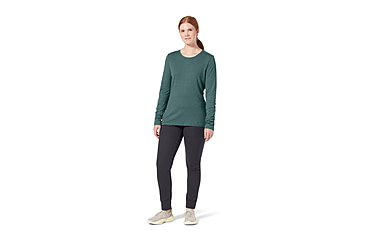 Image of Royal Robbins Vacationer Stripe Tee Long Sleeve - Womens, Sea Pine, Small, Y612021349S