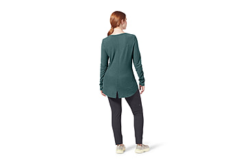 Image of Royal Robbins Vacationer Stripe Tee Long Sleeve - Womens, Sea Pine, Small, Y612021349S