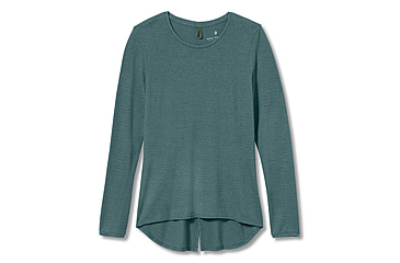 Image of Royal Robbins Vacationer Stripe Tee Long Sleeve - Womens, Sea Pine, Small, Y612021349S
