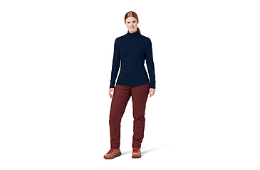 Image of Royal Robbins Vacationer Turtleneck Long Sleeve Shirt - Womens, Naval, Small, Y612023150S