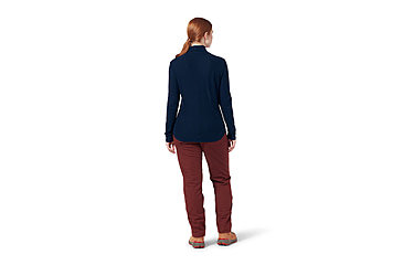 Image of Royal Robbins Vacationer Turtleneck Long Sleeve Shirt - Womens, Naval, Small, Y612023150S