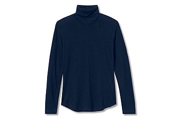 Image of Royal Robbins Vacationer Turtleneck Long Sleeve Shirt - Womens, Naval, Small, Y612023150S