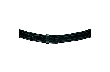 Image of Safariland Suede Lined Contour Belt w/ Buckle, 2.25in. with Velcro, Hi Gloss Black, Size - 30 in. 872V-30-9