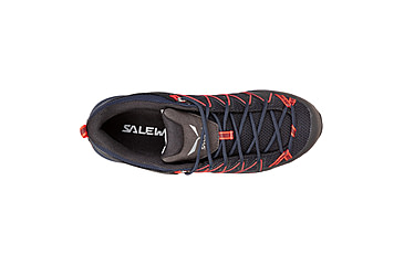 Image of Salewa MTN Trainer Lite Hiking Shoes - Womens, Premium Navy/Fluo Coral, 9.5, 00-0000061364-3993-9.5