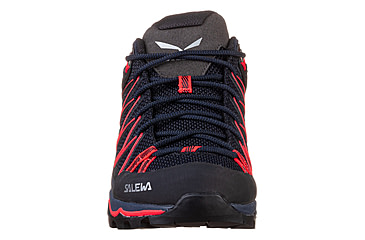 Image of Salewa MTN Trainer Lite Hiking Shoes - Womens, Premium Navy/Fluo Coral, 9.5, 00-0000061364-3993-9.5