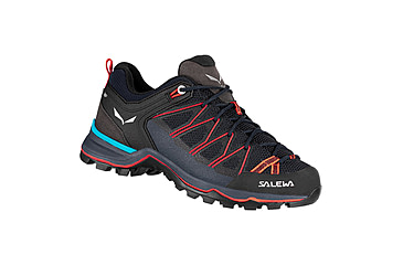 Image of Salewa MTN Trainer Lite Hiking Shoes - Womens, Premium Navy/Fluo Coral, 9.5, 00-0000061364-3993-9.5