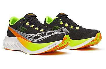 Image of Saucony Endorphin Pro 4 - Mens, Black/VO2, 12.5, S20939-343-M-12.5