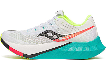 Image of Saucony Endorphin Pro 4 - Womens, White/Mutant, 9, S10939-97-M-9