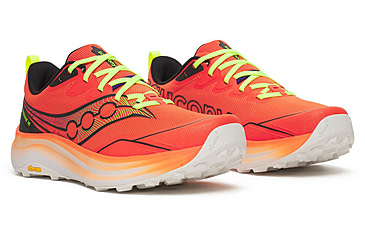 Image of Saucony Peregrine 16, Fire/Black, 10.5, S21066-130-10.5