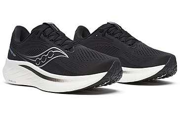 Image of Saucony Ride 18 - Mens, Black/White, 10, S21000-100-M-10