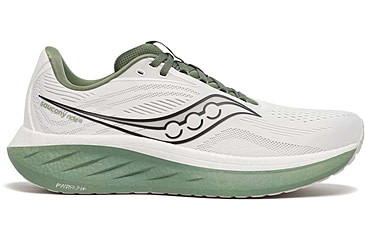 Image of Saucony Ride 18 - Mens, White/Olivine, 12, S21000-138-M-12