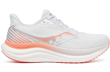 Image of Saucony Triumph 23 - Womens, White/Wistful, 9.5, S11023-244-M-9.5