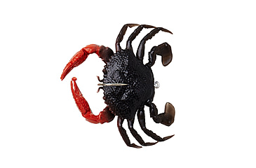 Image of Savage Gear Toughtec Crab Soft Bait, Pack of 1, 0.75in, Black/Red, 1586645