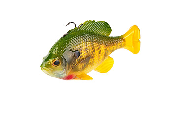 Image of Savage Gear Pulse Tail Bluegill Line Thru Soft Bait