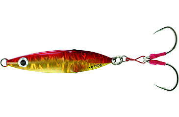 Image of Savage Gear Squish Erratic Swim Jig, 4oz, 4-1/8in, Gold/Red, 1587093