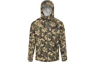Image of Savage Arms Long Sleeve Rain Jacket - Mens, Green Camo, Medium, 6M05OC00OLC-M