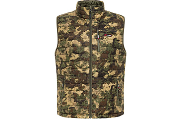Image of Savage Arms Reversible Duck Down Vest-Mens, Woodland Green Camo, 2XL, 6M02OL00OLV-2XL