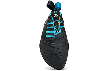Image of Scarpa Instinct S Climbing Shoes, Black/Azure, 37.5, 70039/000-BlkAzr-37.5