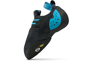Image of Scarpa Instinct S Climbing Shoes, Black/Azure, 37.5, 70039/000-BlkAzr-37.5