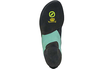Image of Scarpa Instinct VS Climbing Shoes - Womens, Black/Aqua, 38.5, 70013/002-BlkAqua-38.5
