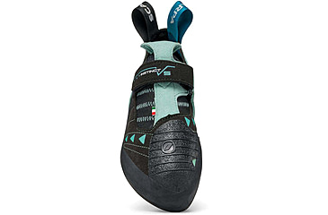 Image of Scarpa Instinct VS Climbing Shoes - Womens, Black/Aqua, 38.5, 70013/002-BlkAqua-38.5