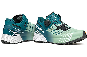Image of Scarpa Ribelle Run Kalibra HT Shoes - Womens, Misty Jade/Deep Lagoon, 36, 33084/352-MstJdeDpLgn-36