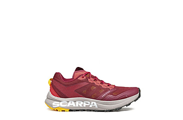 Image of Scarpa Spin Planet Shoes - Womens, Deep Red/Saffron, 41, 33063/352-DpRedSaf-41