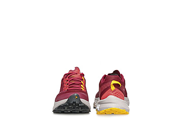Image of Scarpa Spin Planet Shoes - Womens, Deep Red/Saffron, 41, 33063/352-DpRedSaf-41