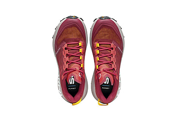 Image of Scarpa Spin Planet Shoes - Womens, Deep Red/Saffron, 41, 33063/352-DpRedSaf-41