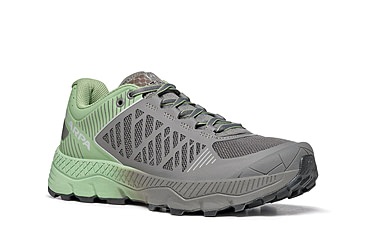 Image of Scarpa Spin Ultra Trailrunning Shoes - Womens, Shark/Mineral Green, 40, 33069/352-SrkMgrn-40