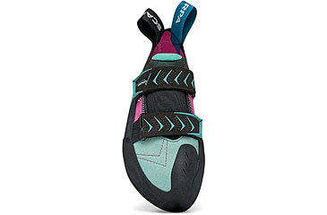 Image of Scarpa Vapor V Climbing Shoes - Womens, Dahlia/Aqua, 37.5, 70040/002-DalAqua-37.5