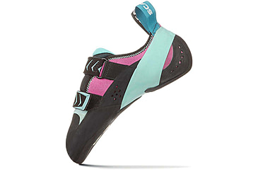 Image of Scarpa Vapor V Climbing Shoes - Womens, Dahlia/Aqua, 37.5, 70040/002-DalAqua-37.5