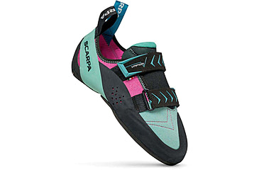 Image of Scarpa Vapor V Climbing Shoes - Womens, Dahlia/Aqua, 37.5, 70040/002-DalAqua-37.5