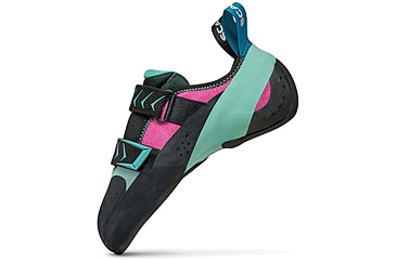 Image of Scarpa Vapor V Climbing Shoes - Womens, Dahlia/Aqua, 37.5, 70040/002-DalAqua-37.5