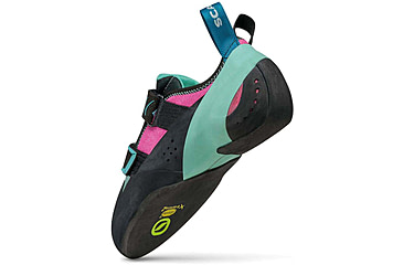 Image of Scarpa Vapor V Climbing Shoes - Womens, Dahlia/Aqua, 37.5, 70040/002-DalAqua-37.5