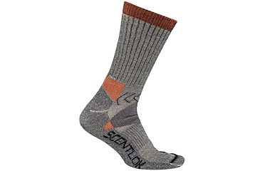 Image of ScentLok Hiker Crew Sock, Grey, MD 89242-105-MD