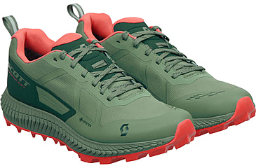 Image of SCOTT Supertrac 3 GTX Shoes - Womens, Frost Green/Coral Pink, 7, 2878237193380-7