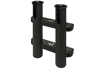 Image of Sea-Dog Two Pole Side Mount Rod Storage Rack - Black 77688
