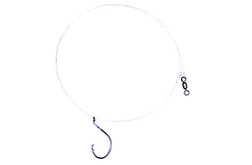 Image of Sea Striker Circle Hook Leader 30# Mono Black Hook, Size 3/0, 3 per Pack, CHL30