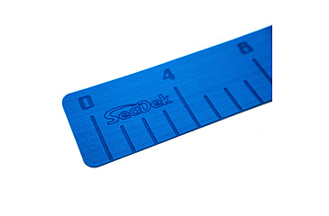 Image of SeaDek 4in x 36in 3mm Fish Ruler w/Laser SD Logo, Bimini Blue, 22135-80129